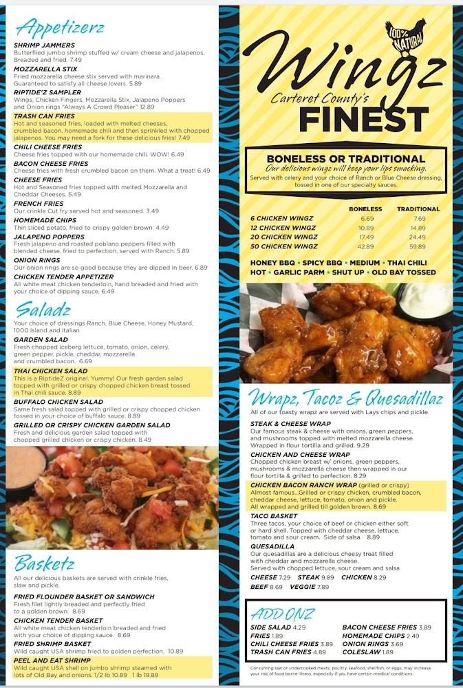 Riptidez Menu image 3